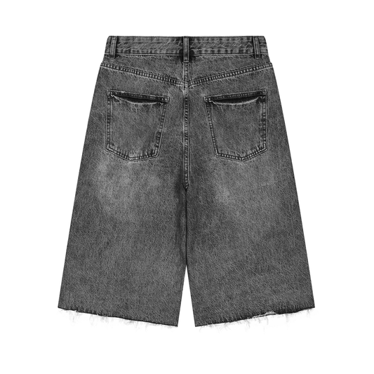 Jamroc Dept. Wide-Leg Denim Shorts