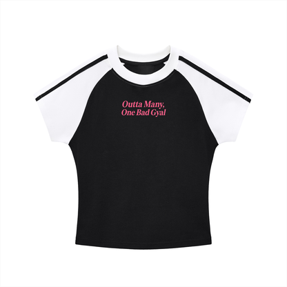 One Bad Gyal Bodycon Crop Tee