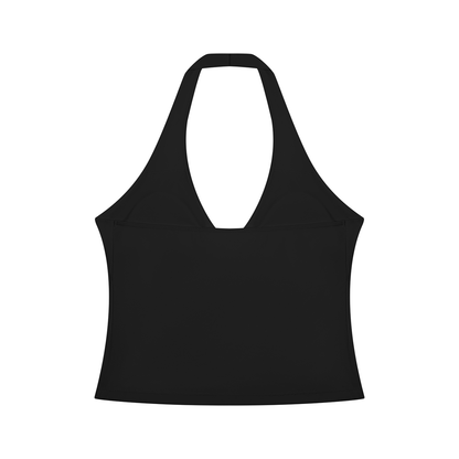 Women’s Ruched Halter Yoga Tank Top