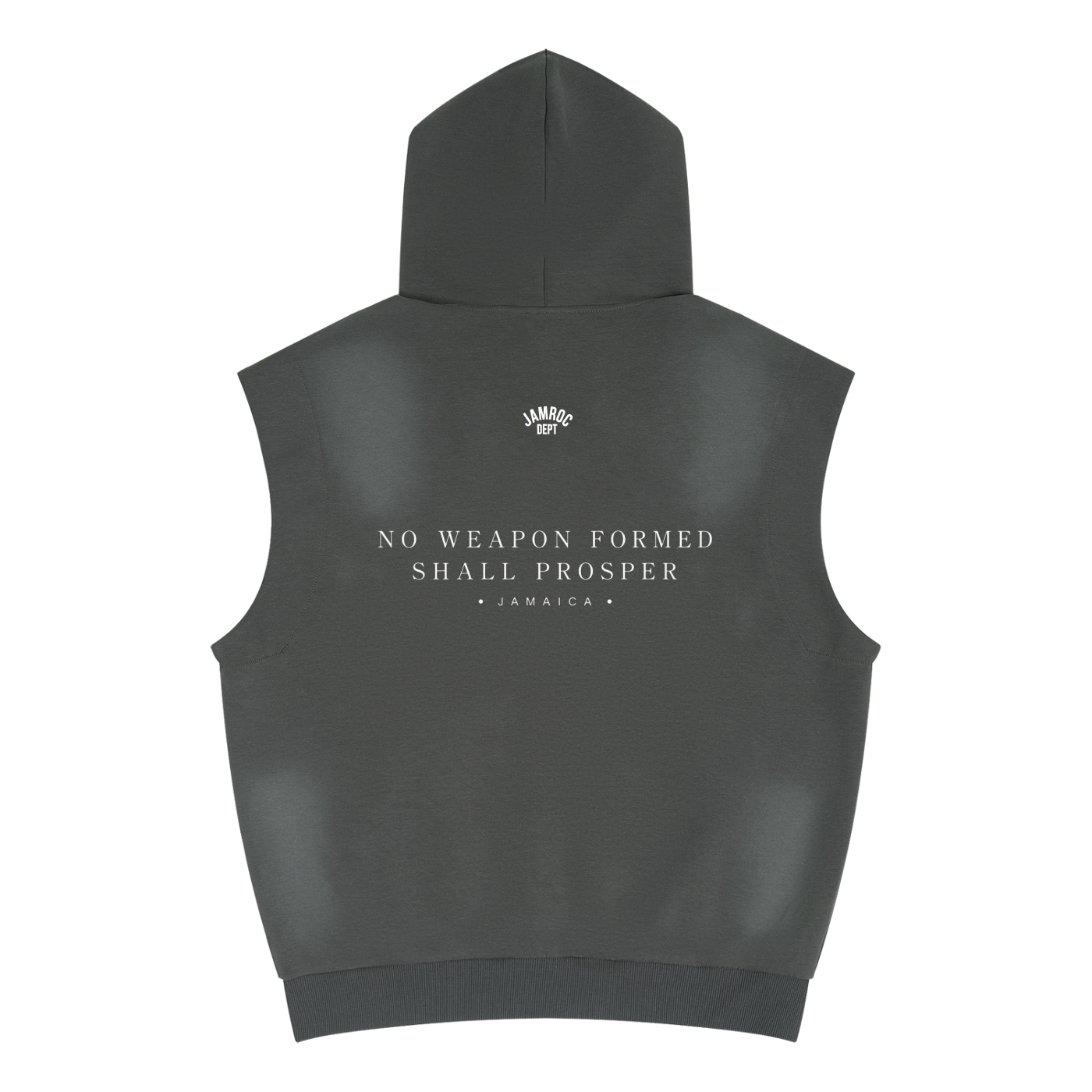 No Weapon Formed Heavyweight Sleeveless Hoodie