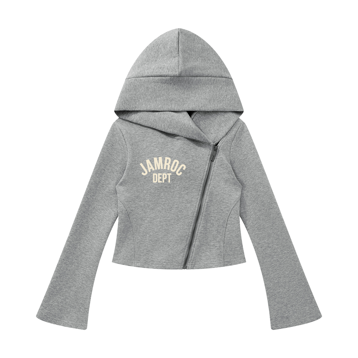 Women's Bell Sleeve Full Zip Hoodie