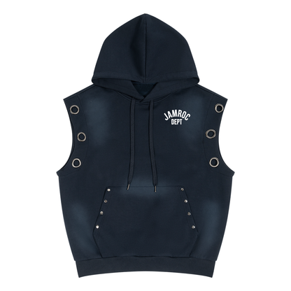 No Weapon Formed Heavyweight Sleeveless Hoodie