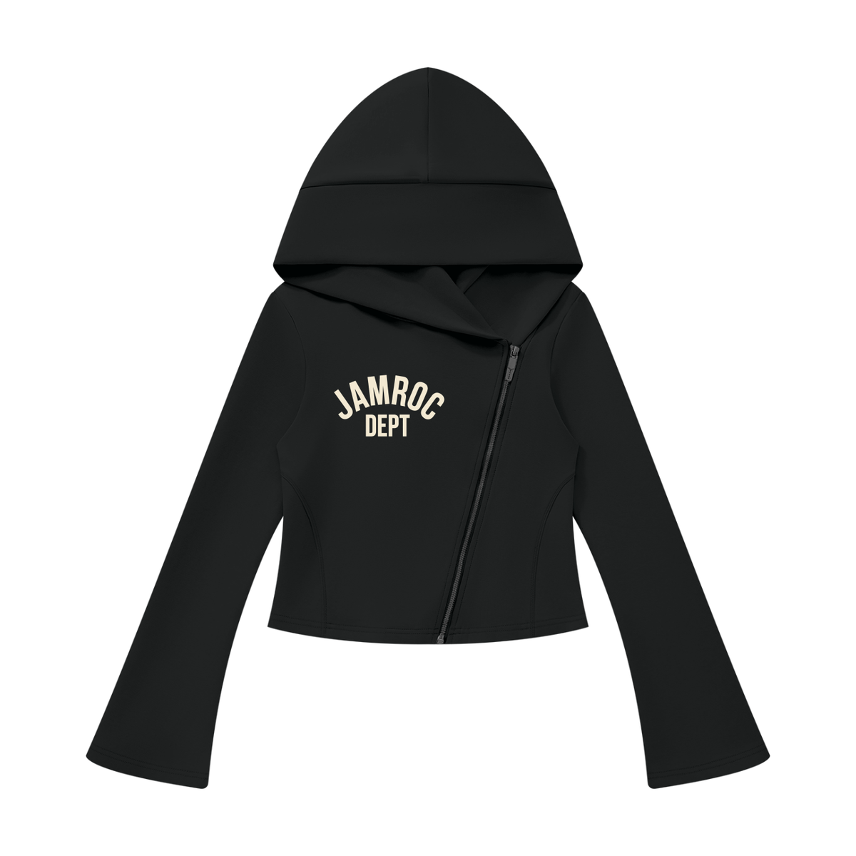 Women's Bell Sleeve Full Zip Hoodie
