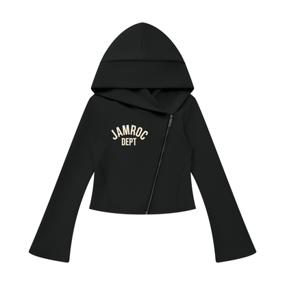 Women's Bell Sleeve Full Zip Hoodie