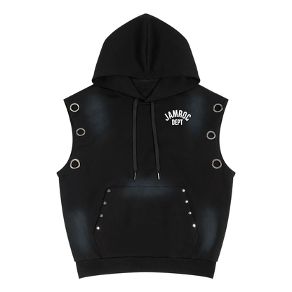 No Weapon Formed Heavyweight Sleeveless Hoodie