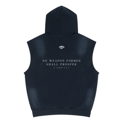 No Weapon Formed Heavyweight Sleeveless Hoodie
