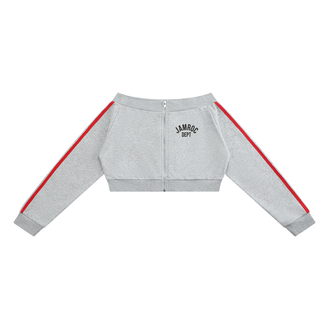 Women's Off-Shoulder Full Zip Hoodie