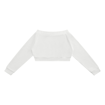 Women's Off-Shoulder Full Zip Hoodie