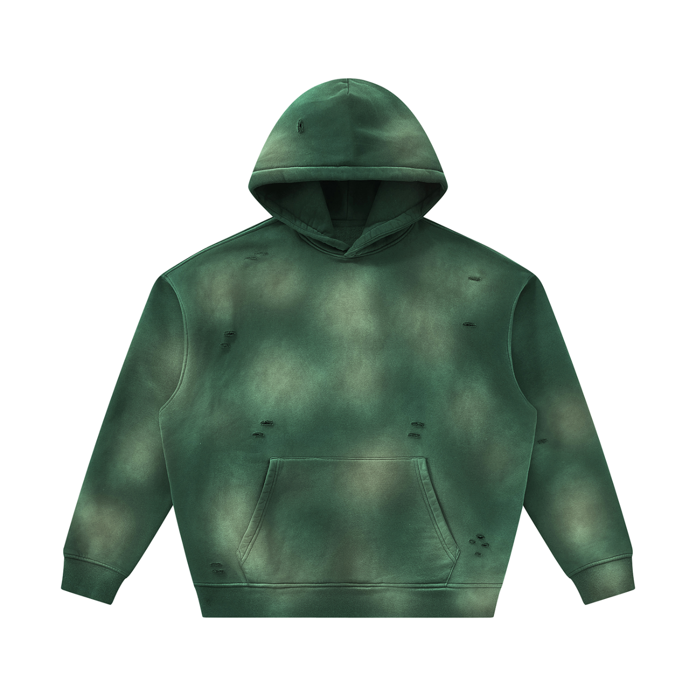 Jamroc Dept. Sunfade Frayed Oversized Hoodie