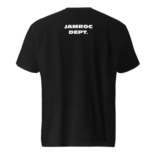 Jamroc Dept OnlyFan of God Tee | Jamaican clothing brand | Authentic Jamaican streetwear | Faith-based fashion statement shirt | Limited drop island apparel