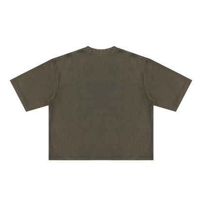 Unisex Heavyweight Mineral Wash Boxy T-Shirt