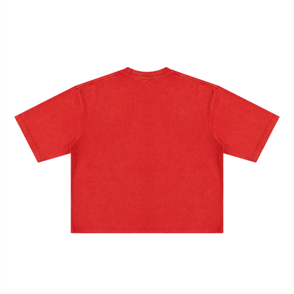 Unisex Heavyweight Mineral Wash Boxy T-Shirt