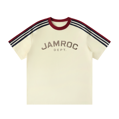 Unisex Colorblock Striped T-Shirt