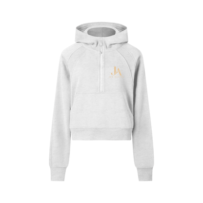 Cropped Half-Zip Hoodie