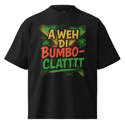 Bumboclat Anthem Oversized Tee - Jamroc Dept. Luxury Streetwear