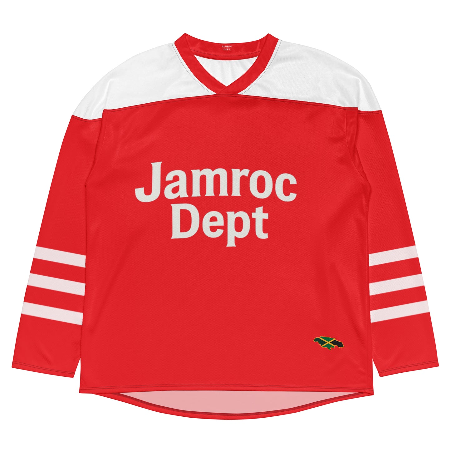 Jamroc Dept – Heritage Red Luxe Jersey