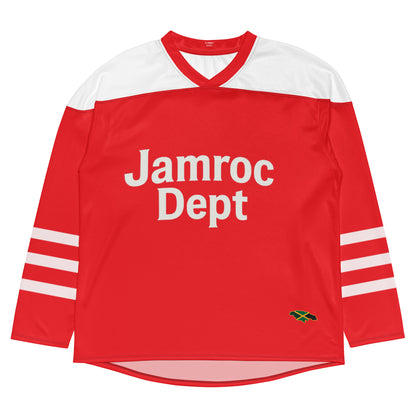 Jamroc Dept – Heritage Red Luxe Jersey
