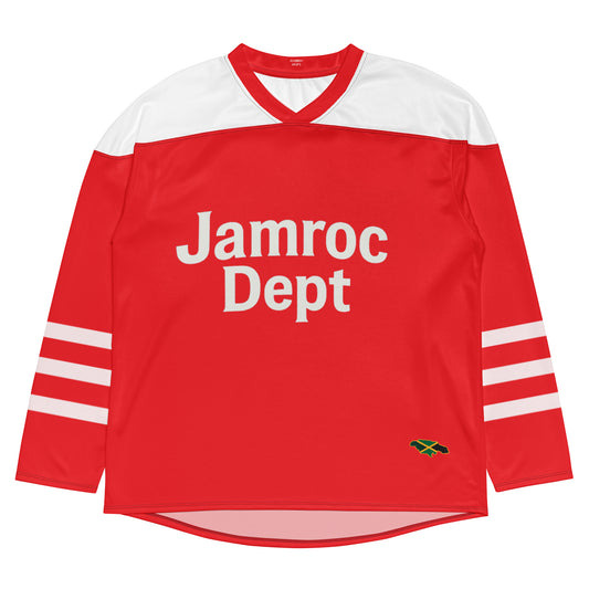Jamroc Dept – Heritage Red Luxe Jersey