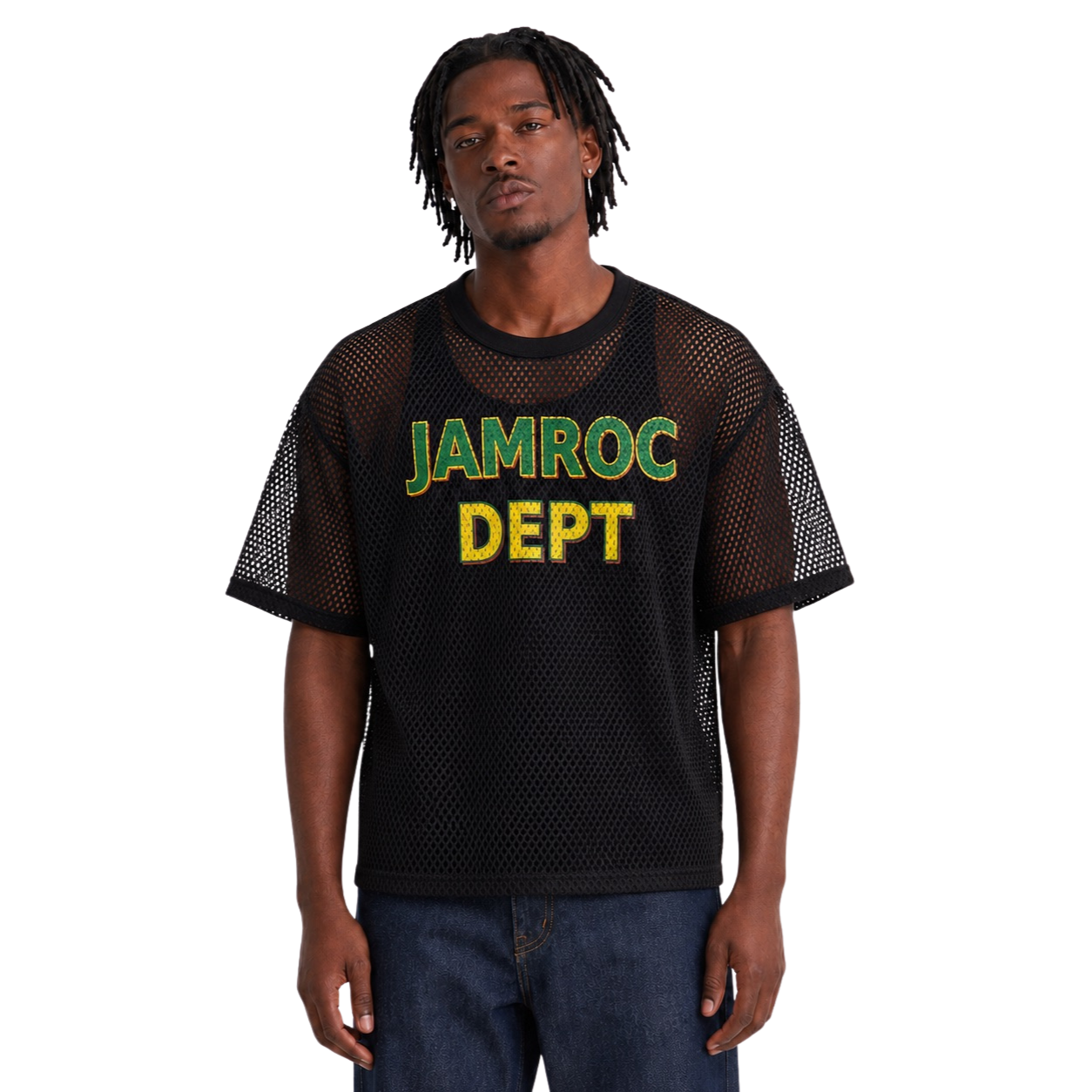 Jamaica Culture Net Boxy T-shirt