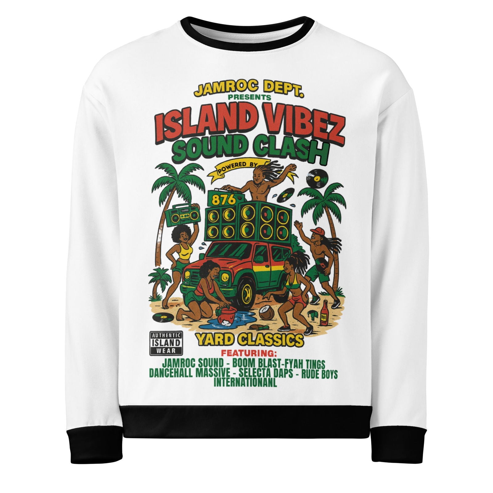 Island Vibez Sound Clash Tee - Jamroc Dept. Luxury Streetwear