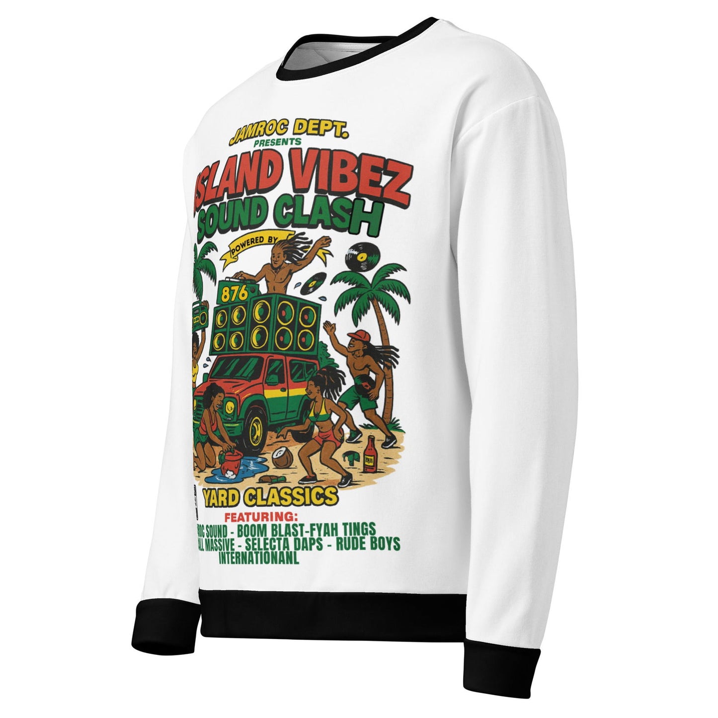 Island Vibez Sound Clash Tee - Jamroc Dept. Luxury Streetwear