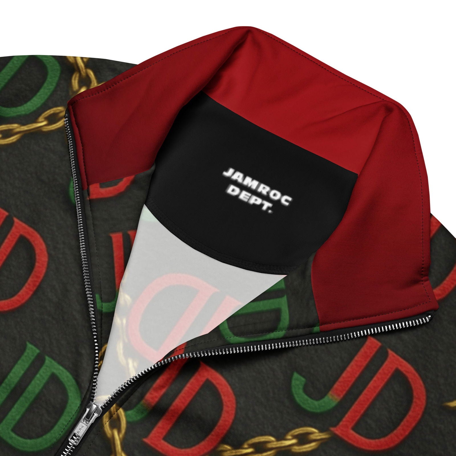 JD Luxe Chain Track Jacket - Jamroc Dept. Luxury Streetwear
