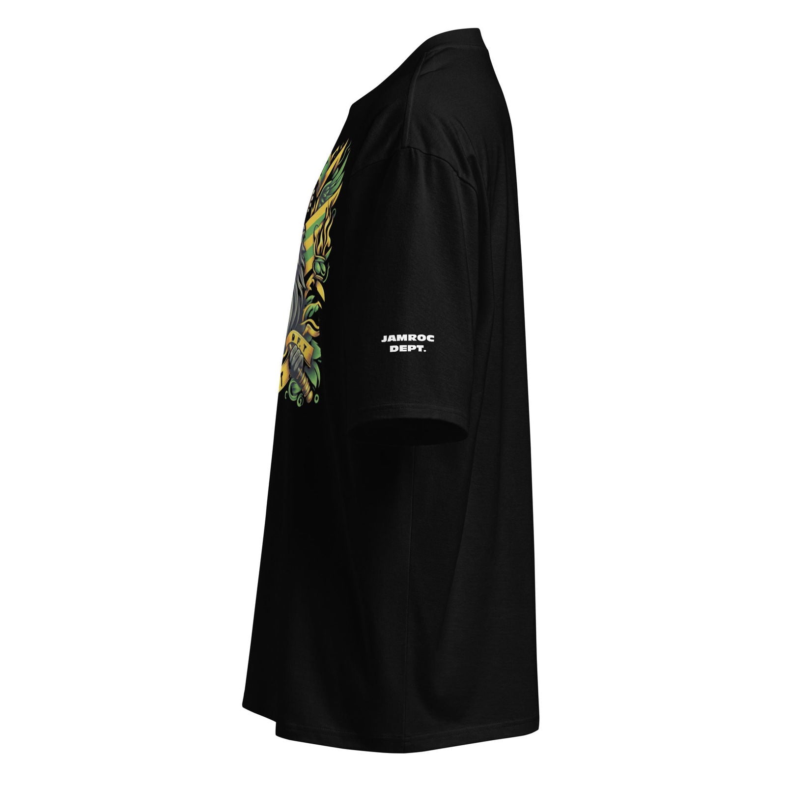 Lion Paw Oversized heavyweight t-shirt - Jamroc Dept.
