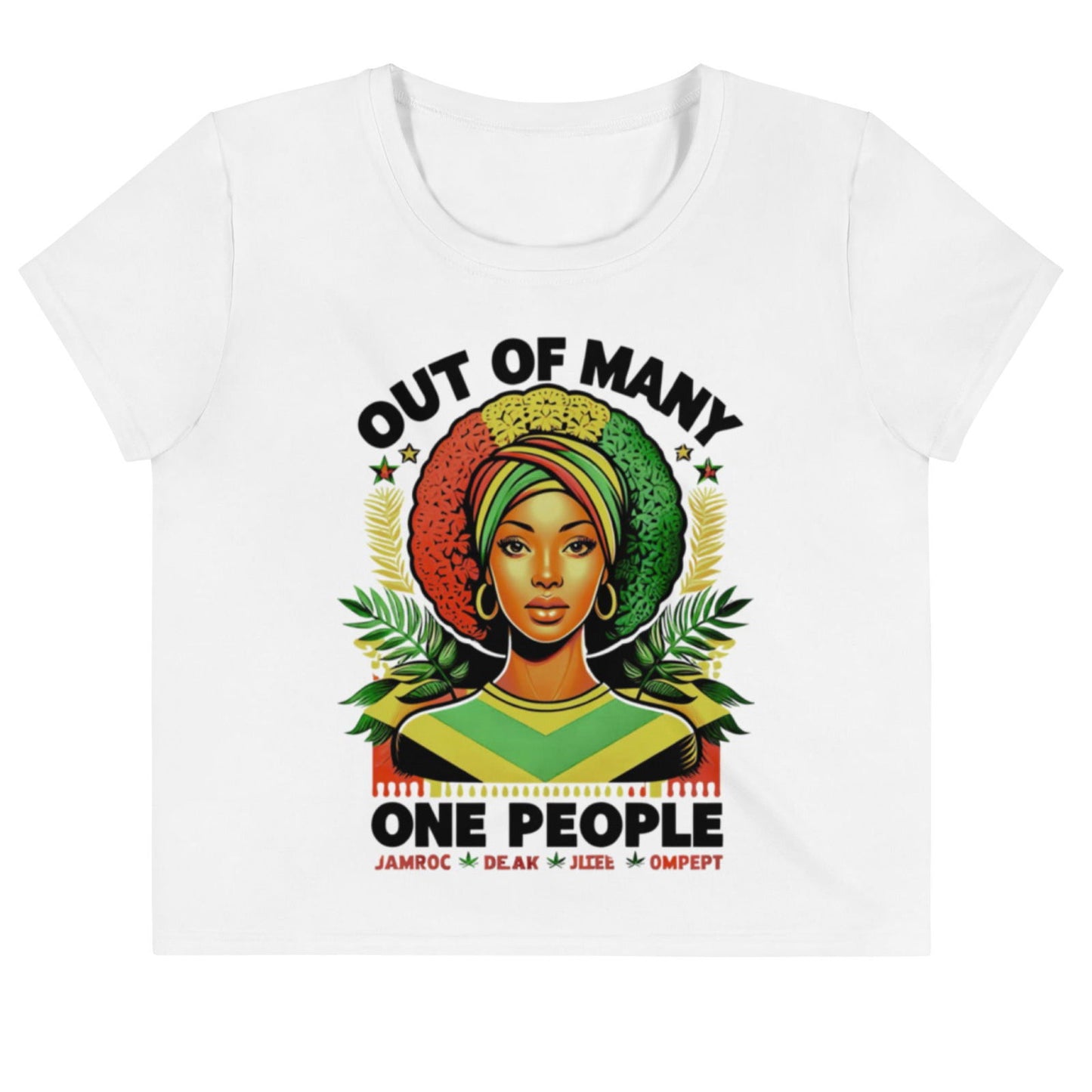 One Love Crop Tee - Jamroc Dept.