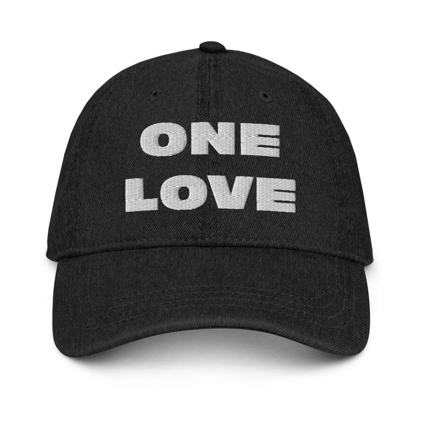 One Love Denim Hat - Jamroc Dept.