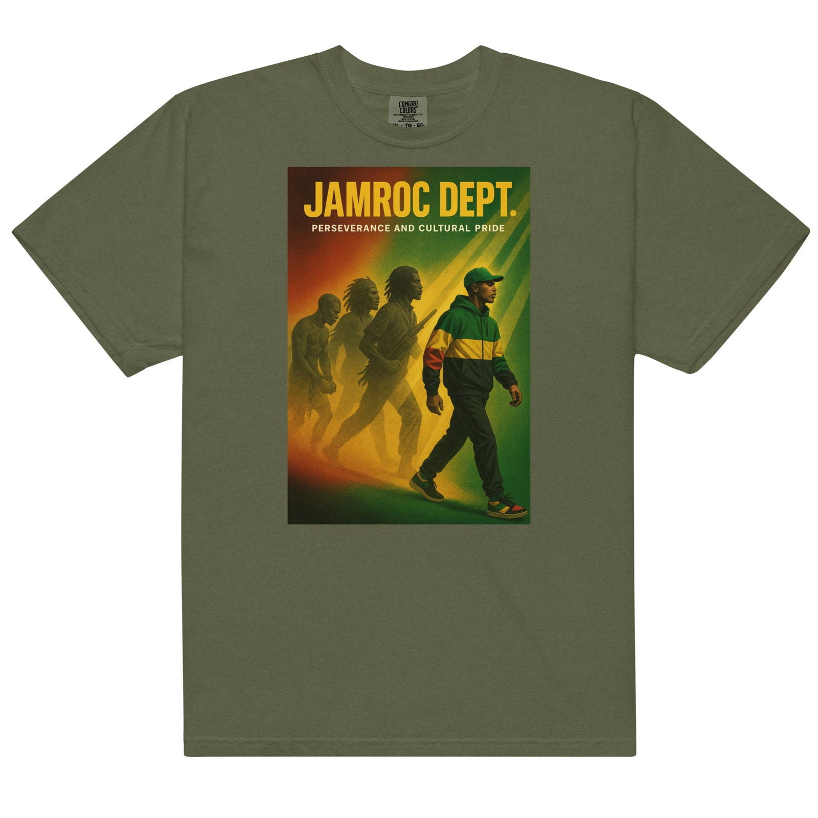 Jamroc Dept jamaican clothing brand