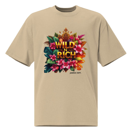 Wild N Rich Oversized T-Shirt - Jamroc Dept.