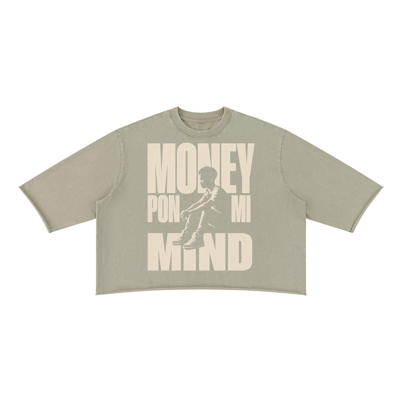 Money Pon Mi Mind Heavyweight Boxy Tee