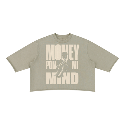 Money Pon Mi Mind Heavyweight Boxy Tee