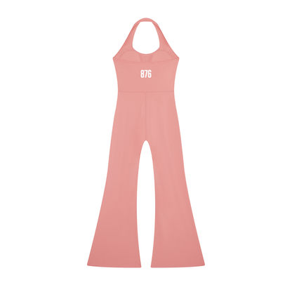 Women’s Halter Flared Jumpsuit