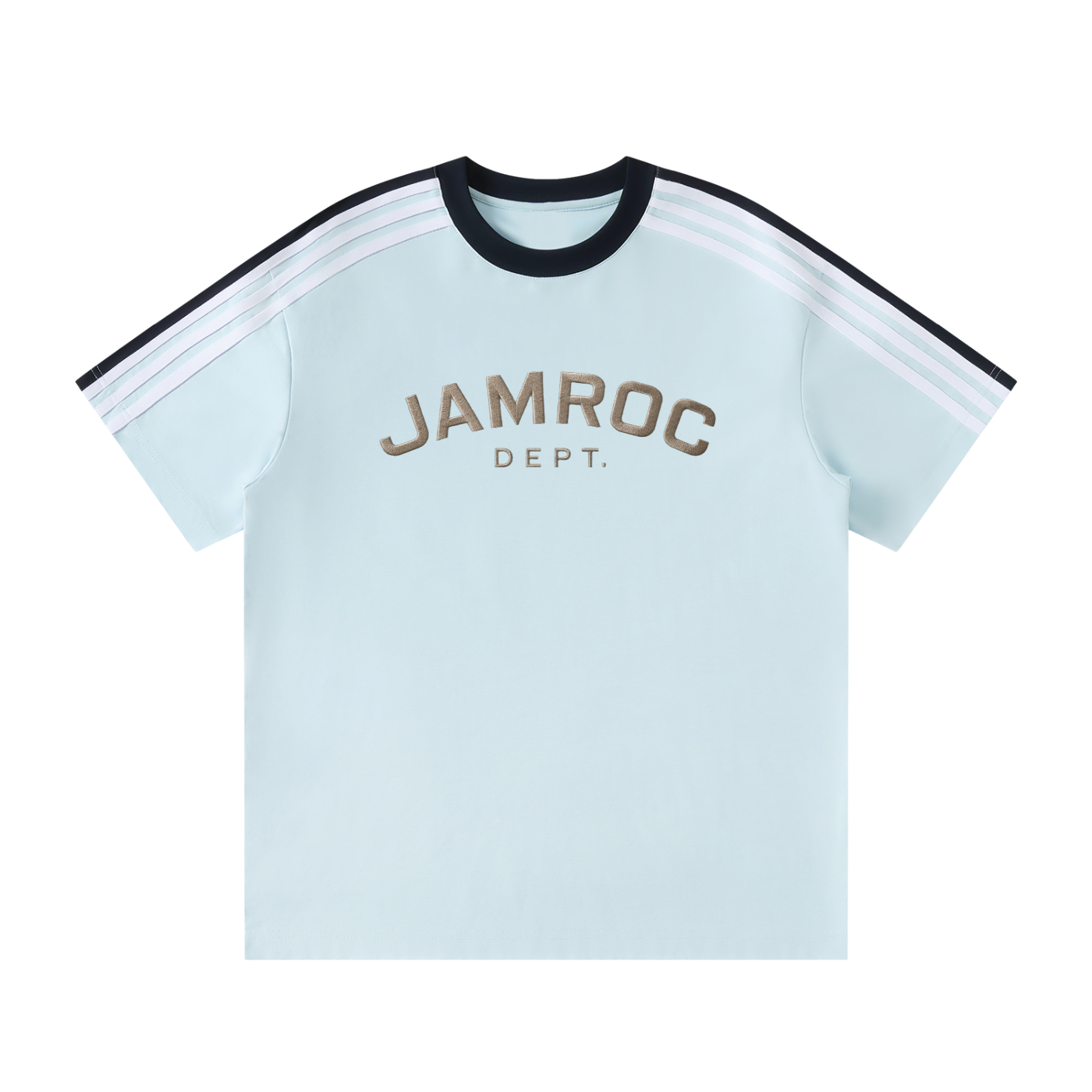 Unisex Colorblock Striped T-Shirt